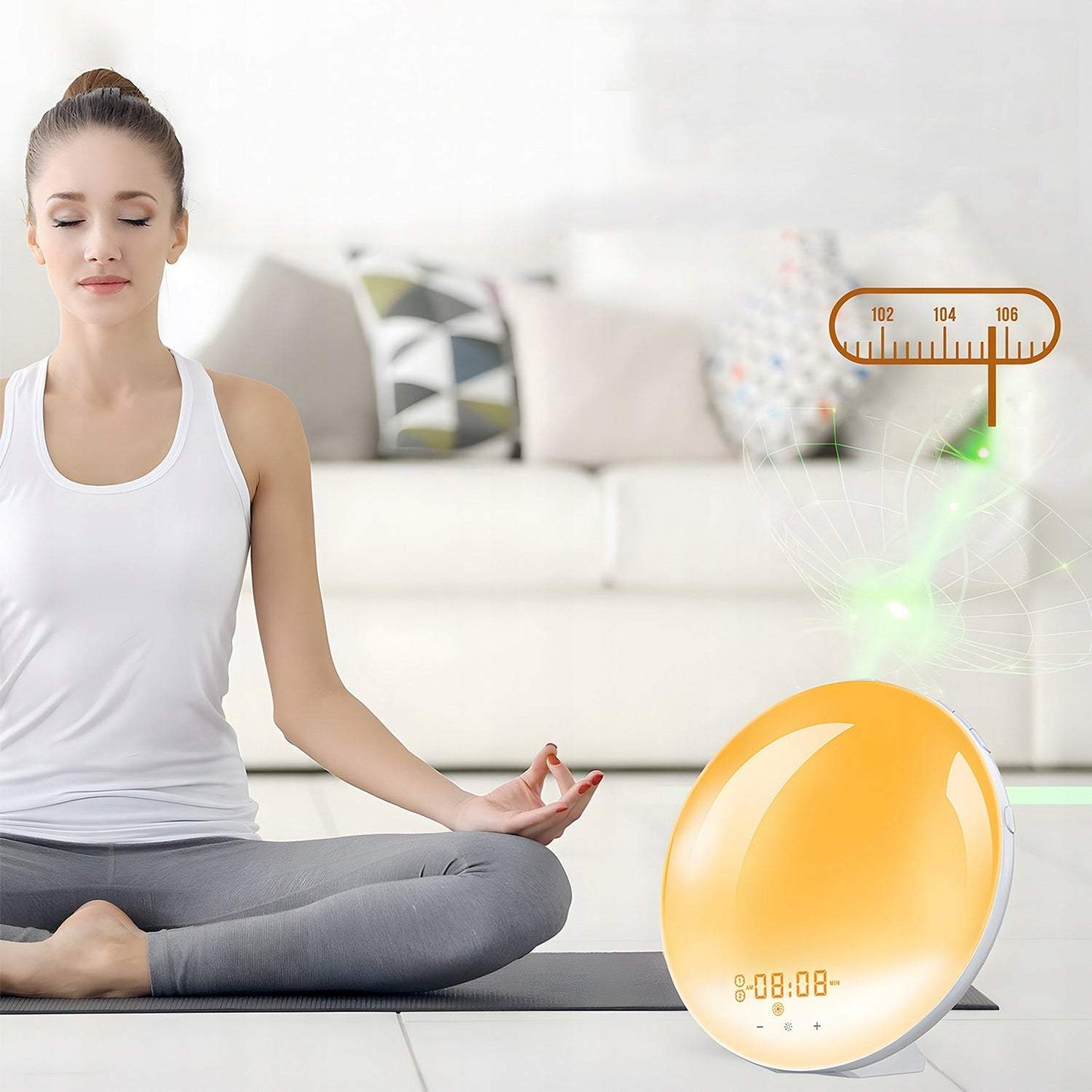 Saulrieta pulkstenis – modinātājs