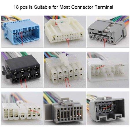 Atslēgu komplekts tapu noņemšanai 18 gab.