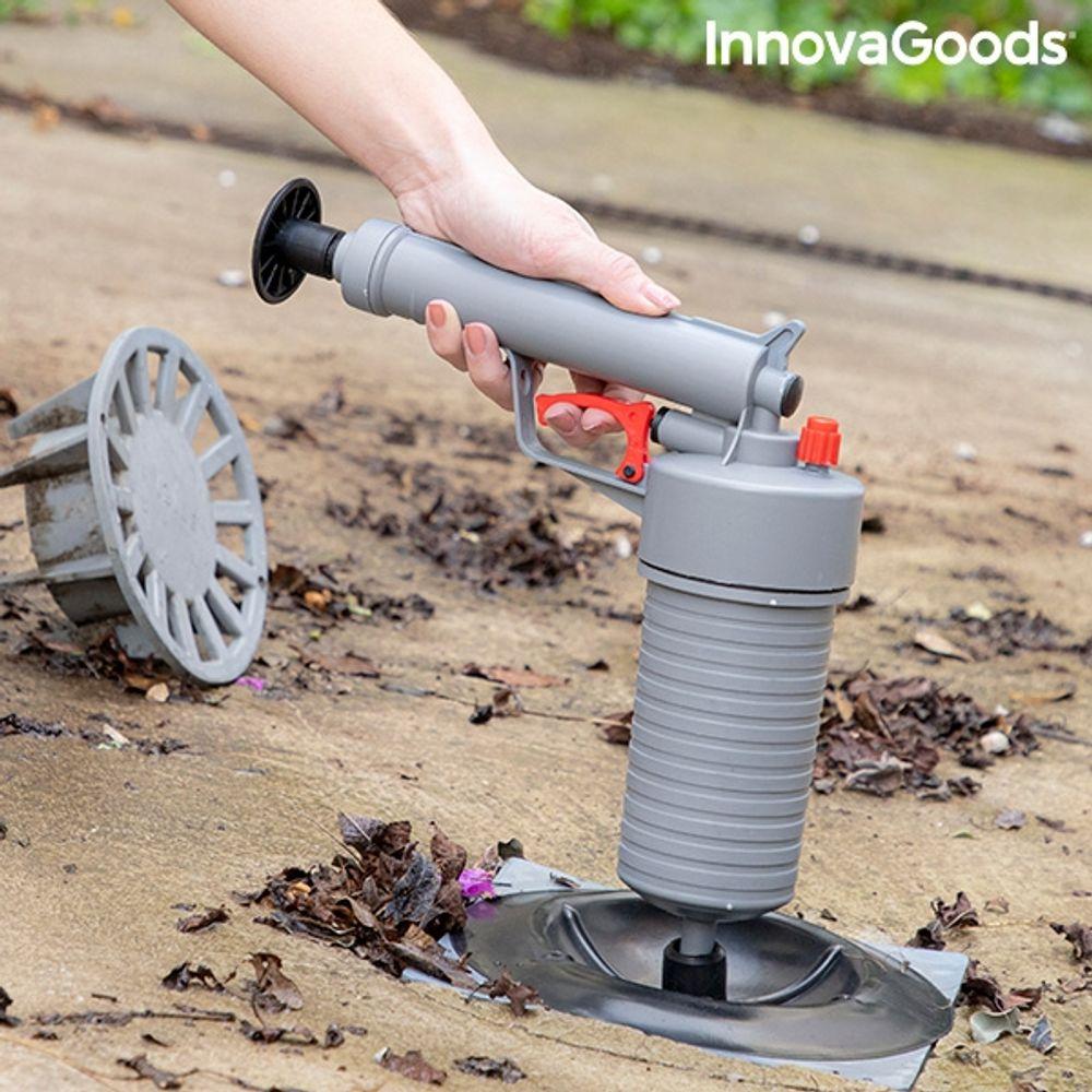 Universālais vakuuma pumpis - saspiestā gaisa pistole aizdambējušos izlietņu, poda atbloķēšanai