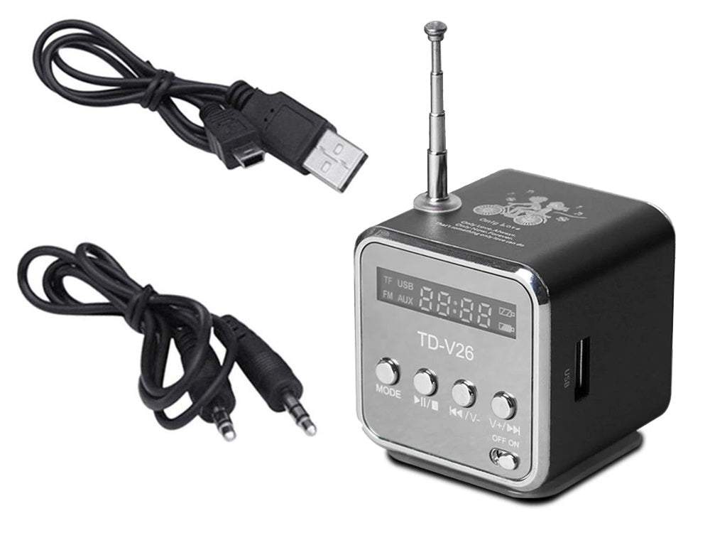 Portatīvais bezvadu skaļrunis - radio FM