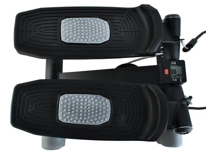 Eliptiskās treniņu trepes ar rokturiem