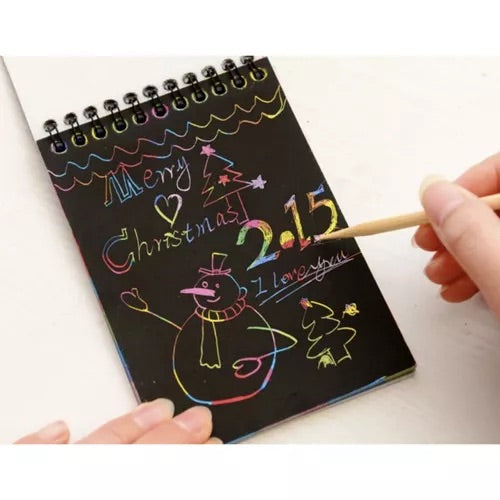 Noskrāpējamu lokšņu komplekts + koka irbulis