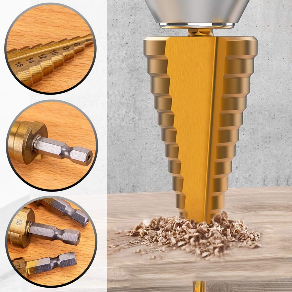 Zelta konusveida urbji komplekts