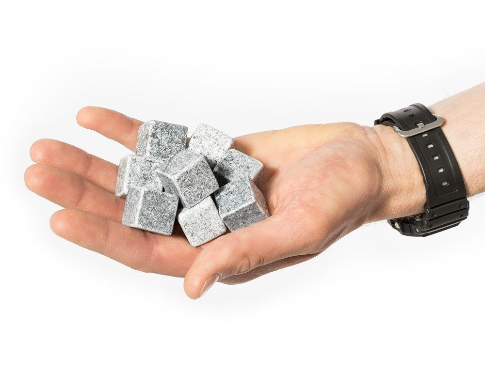 Ledus kubiņi dzērieniem - akmens izskatā, 9gab.