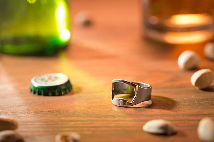 Gredzenu pudeļu attaisāmais, 2 gab.