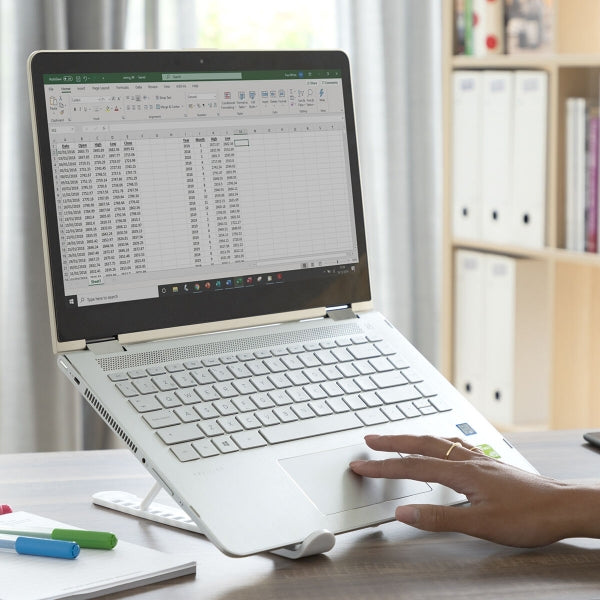 Salokāms un regulējams klēpjdatora statīvs