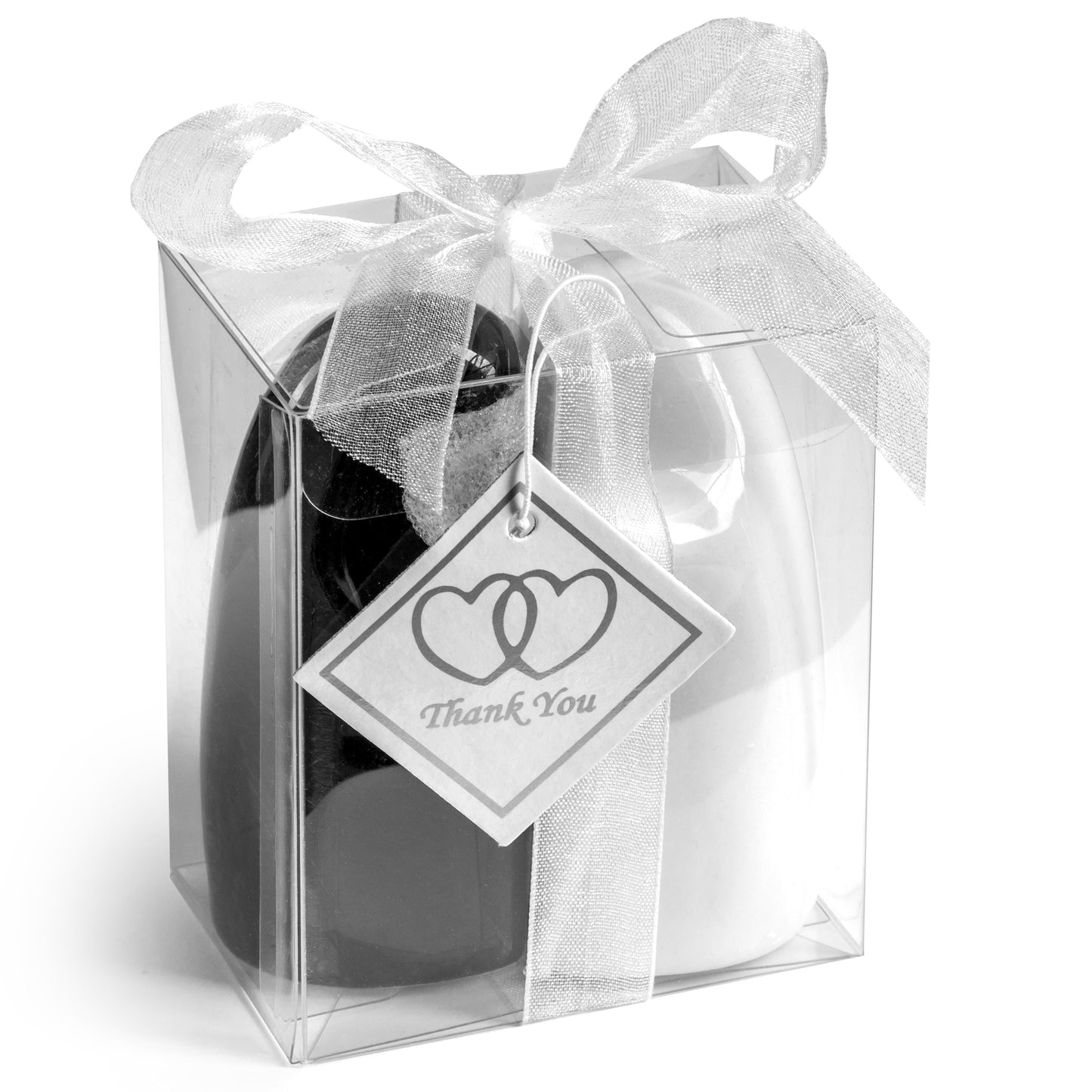 Sāls un piparu trauciņi, figūriņas melnbaltas