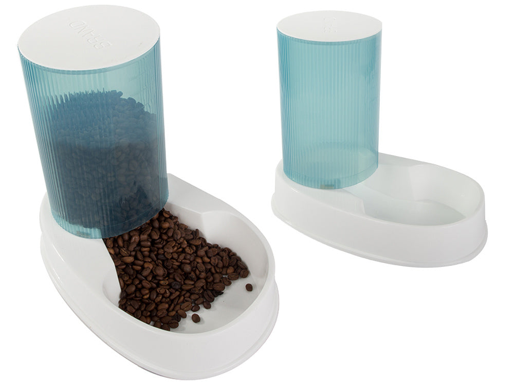 Suņu barības dozators kaķu barības bļoda automātiska sausās barības dozatora