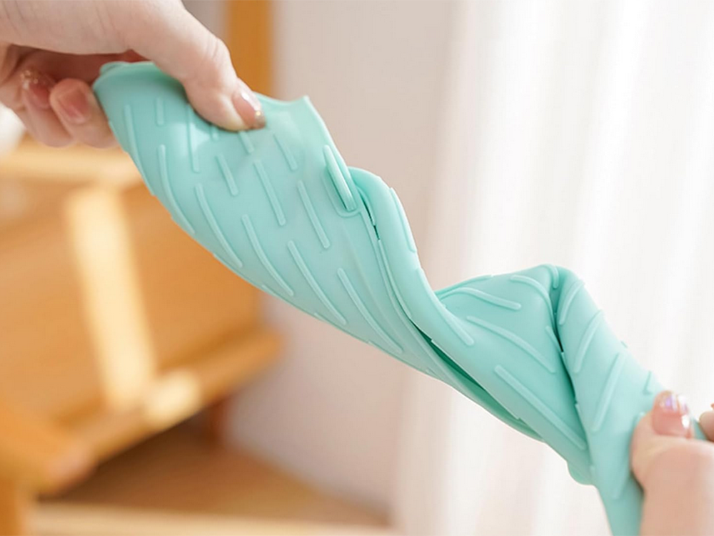 Silikona pārvalka soma matu žāvētāja lokšķērēm un ceļojumu futrālim