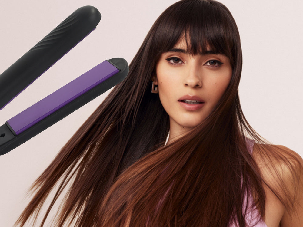 Matu taisnotājs ar temperatūras kontroli un keramiku matu taisnošanai