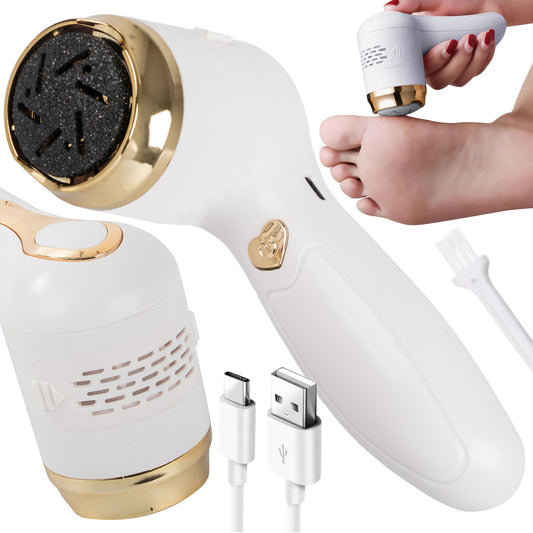 Elektriskā papēžu vīle ar bezvadu papēžu zāģi, pumeka akmens