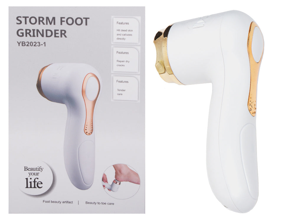 Elektriskā papēžu vīle ar bezvadu papēžu zāģi, pumeka akmens