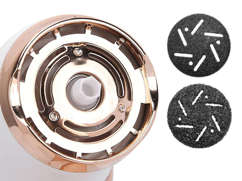 Elektriskā papēžu vīle ar bezvadu papēžu zāģi, pumeka akmens