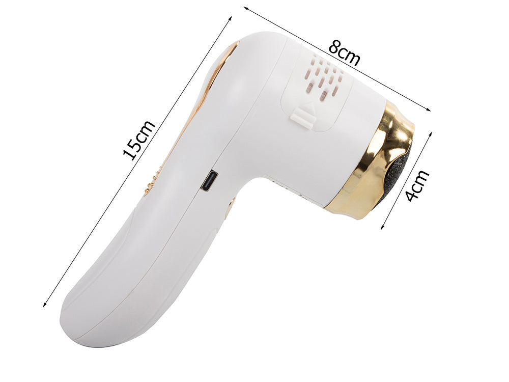 Elektriskā papēžu vīle ar bezvadu papēžu zāģi, pumeka akmens