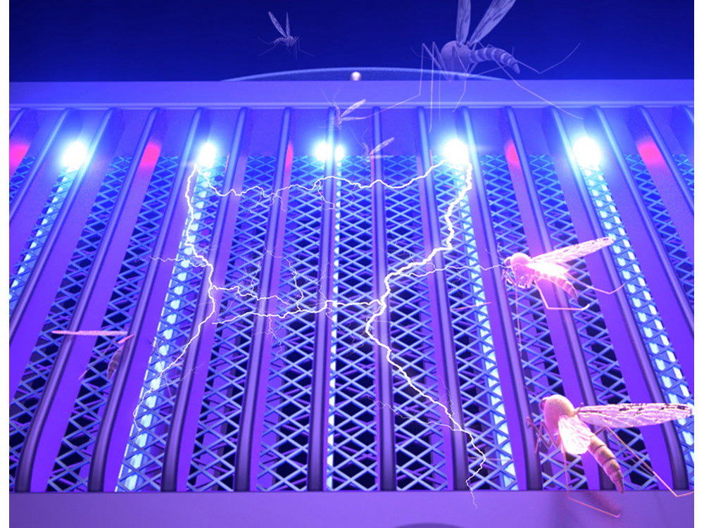 UV insekticīdu lampa odiem un mušām, elektriskā kukaiņu slazda efektīva