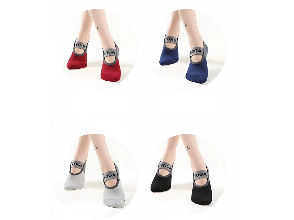 Neslīdošas, elpojošas jogas un meditācijas kokvilnas zeķes, 36–40