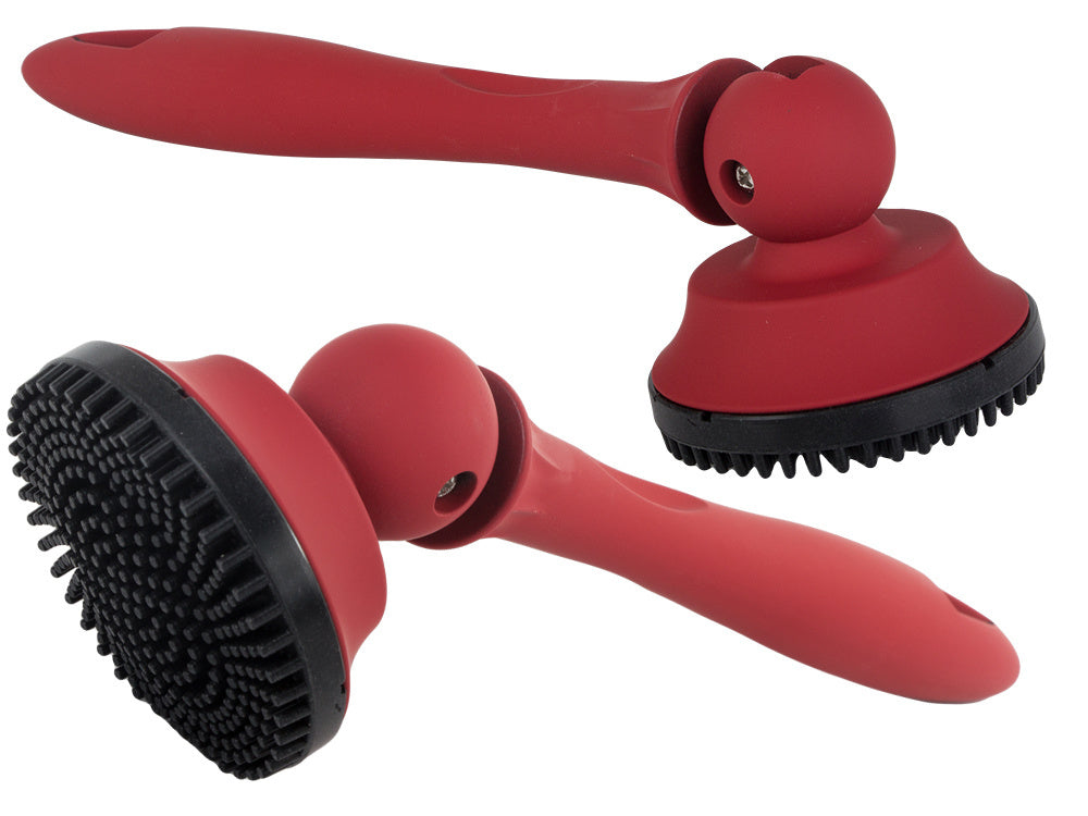 Abrazīvā birste katliem, pannām un pannām, spēcīga virtuves abrazīvā birste