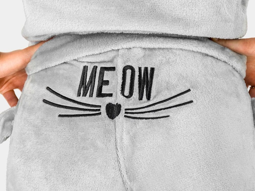 Silta sieviešu divdaļīga pidžama ar kapuci, mīksta plīša, īsa M izmērs