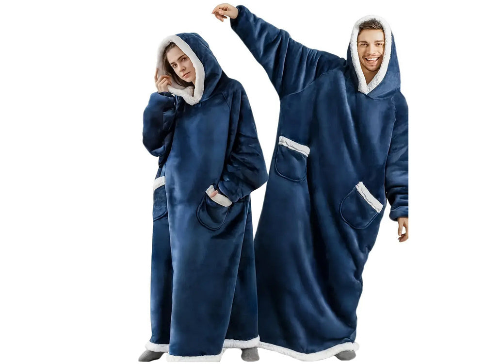 Silta sporta sedziņa ar lielu, oversized, biezu, mīkstu kapuci, gara, XXL izmēra halāta formā