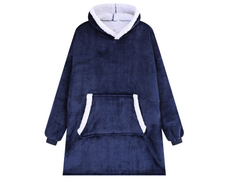 Silts sporta krekls ar lielu segu xxl 2in1 biezu kažokādu un mīkstu kapuci halāts