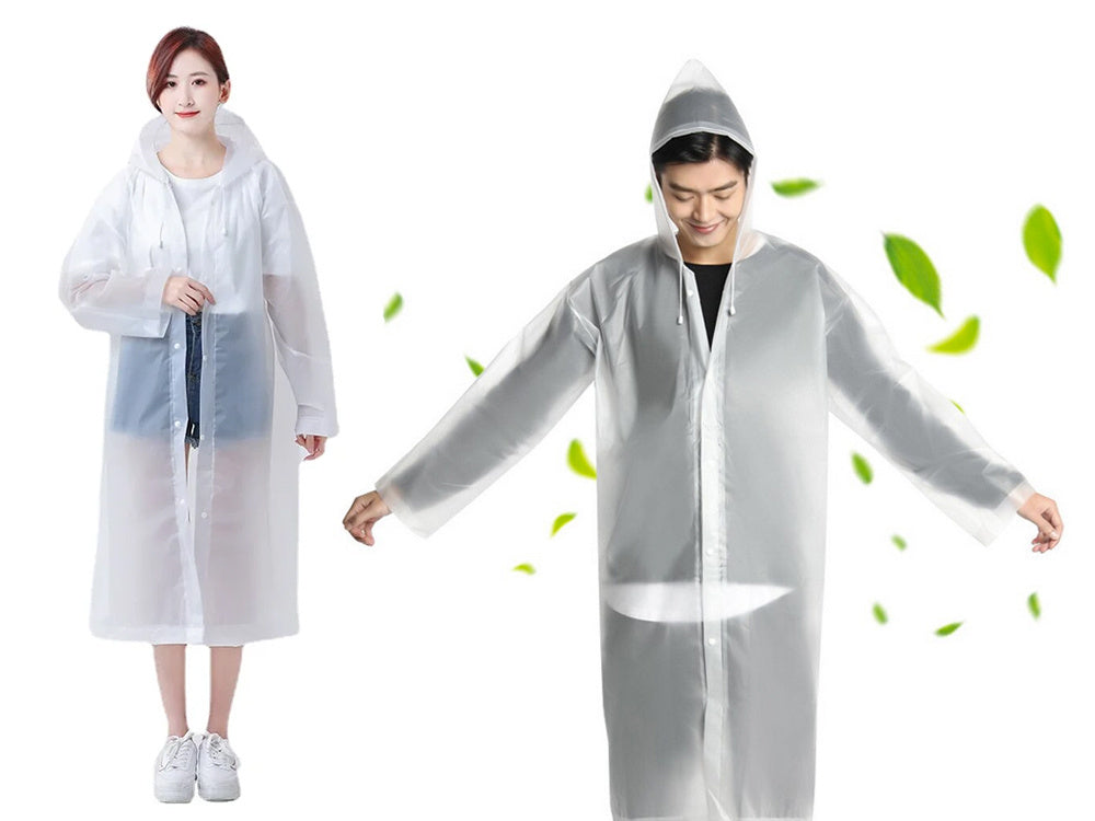 Mackintosh kabatas apmetnis ar kapuci un lietus pončo