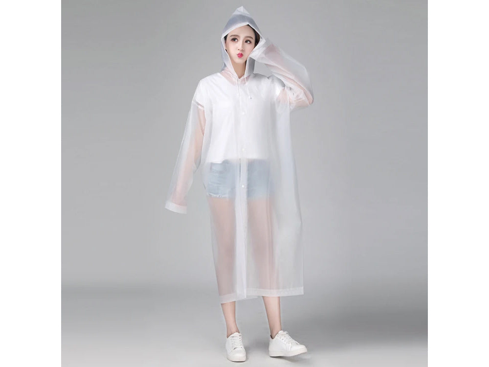 Mackintosh kabatas apmetnis ar kapuci un lietus pončo