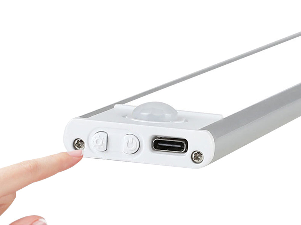 USB 30 cm roktura lampa, USB 30 cm klipši atvilktnes sensoram