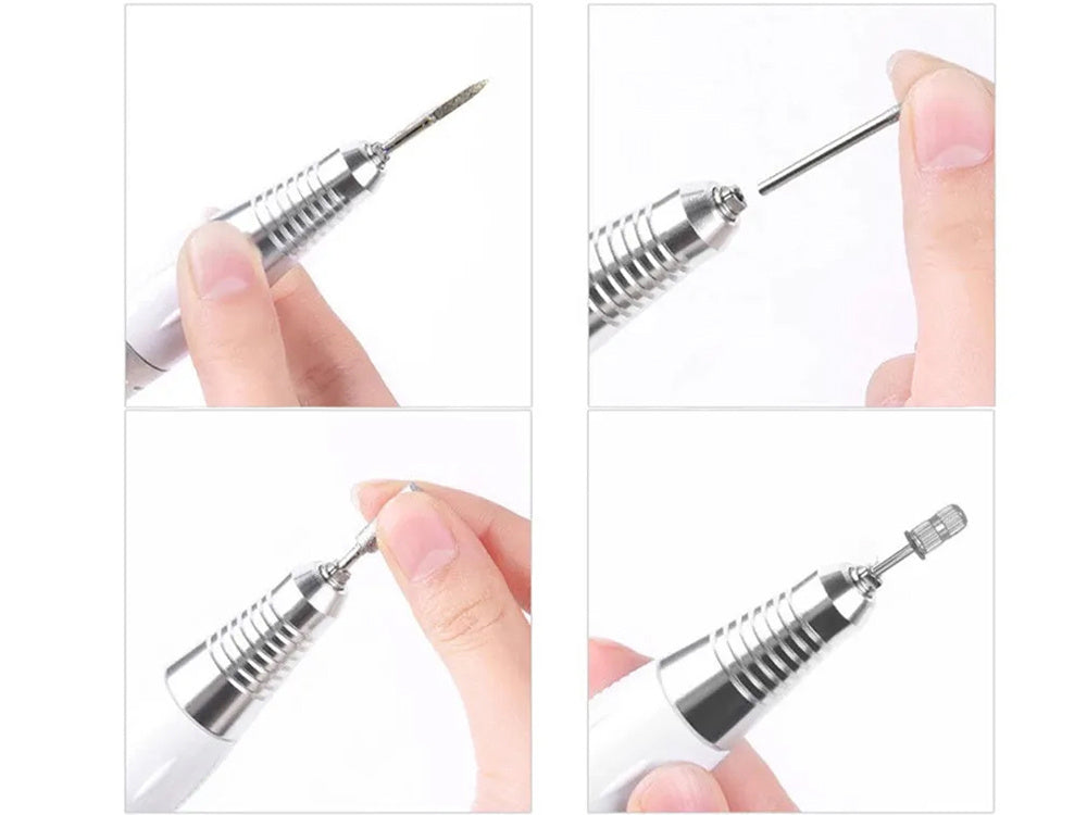 Nagu frēzēšanas mašīna manikīram, pedikīram + griezējiem 65w profesionāla mājai