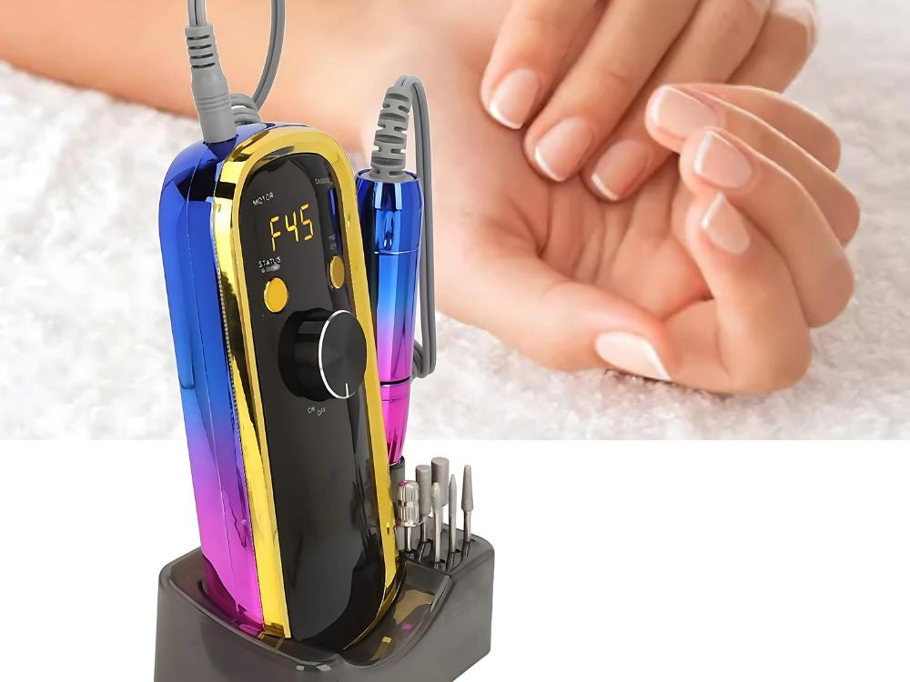 Manikīra nagu griezējs bezvada + 6 griezēji, 36 W, profesionāls