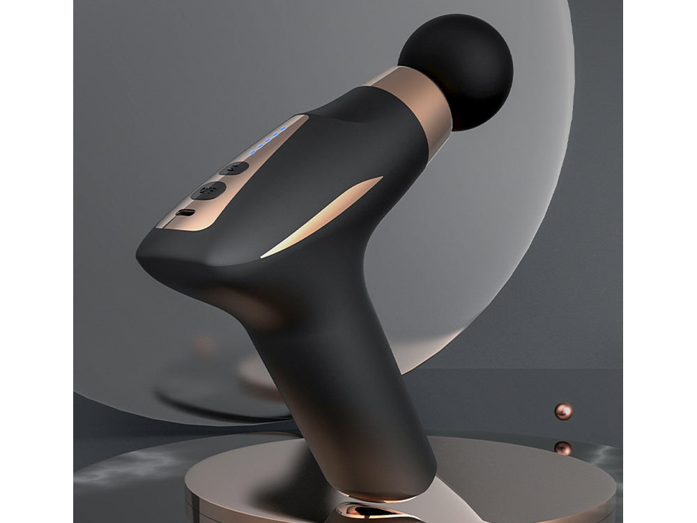 Masāžas pistoles muguras masiera ķermeņa vibrācijas pistoles komplekts ar 6 rokturiem