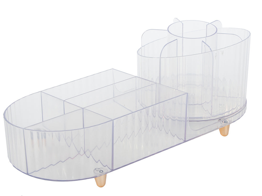 kosmētikas organizators rotaslietu otu turētājs grozāms otu turētājs