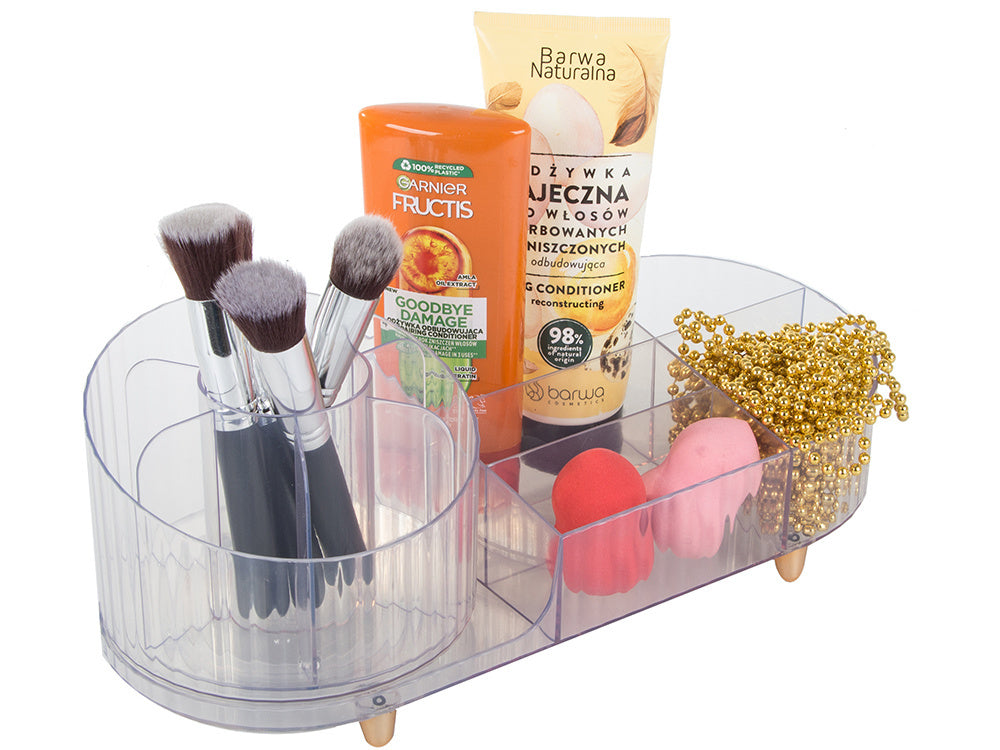 kosmētikas organizators rotaslietu otu turētājs grozāms otu turētājs