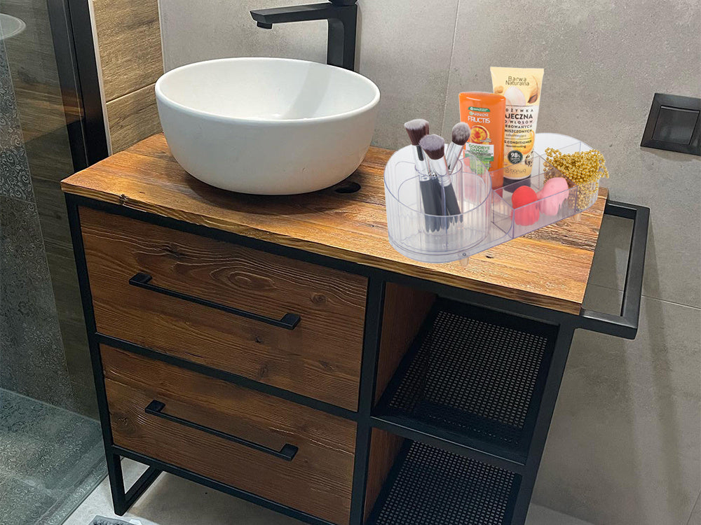 kosmētikas organizators rotaslietu otu turētājs grozāms otu turētājs