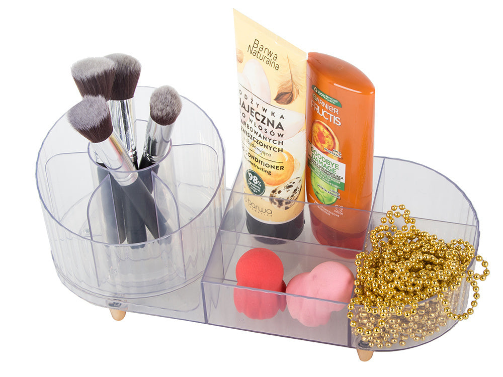 kosmētikas organizators rotaslietu otu turētājs grozāms otu turētājs