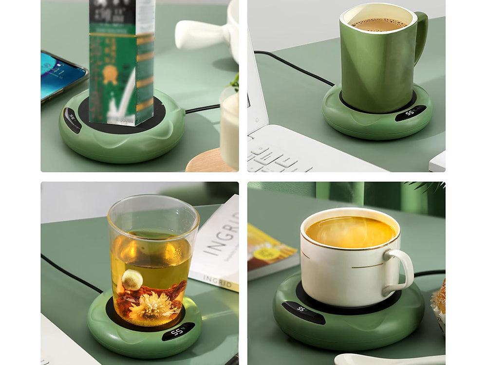 Kafijas tējas krūzes ūdens sildītājs ar elektrisko USB vadību
