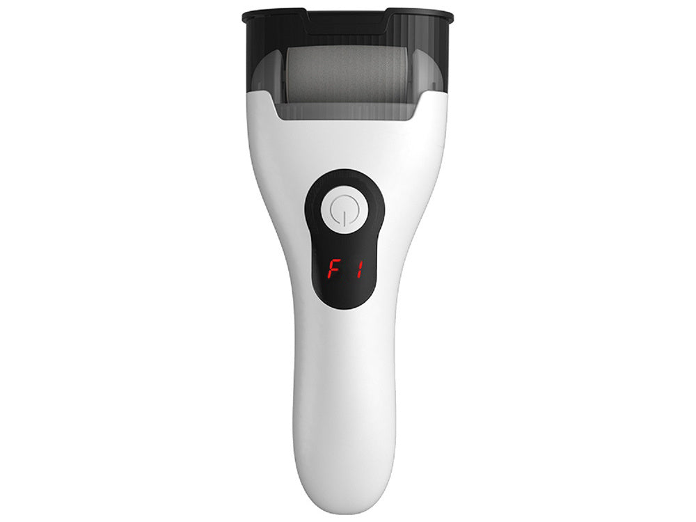 Elektriskā papēžu vīle pumeka akmens griezējam, komplekts ar 3 rullīšiem, LCD ekrāns