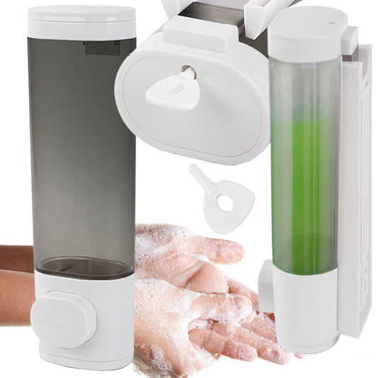 Ziepju želejas šķidrā šampūna dozators, sienas dozators, 300 ml, kulons