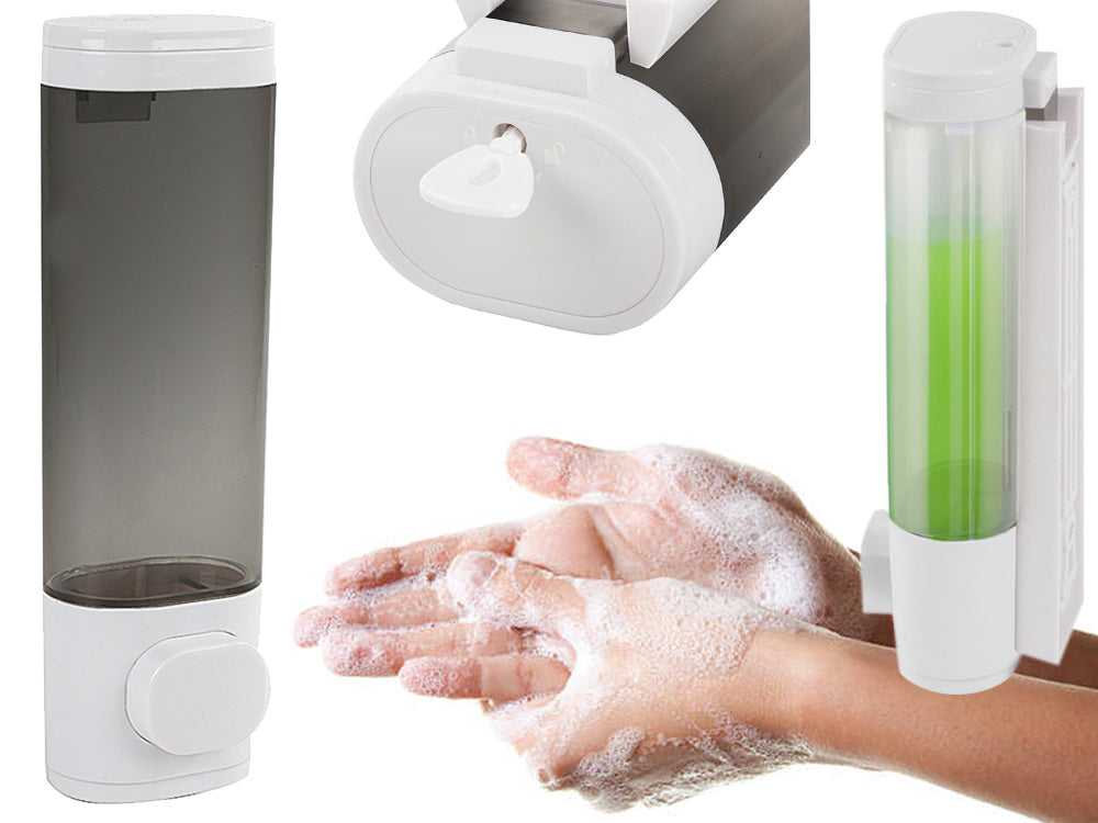 Ziepju želejas šķidrā šampūna dozators, sienas dozators, 300 ml, kulons