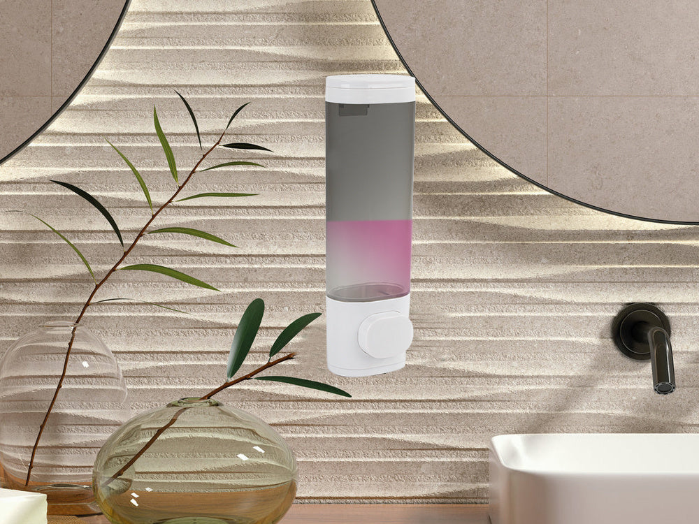 Ziepju želejas šķidrā šampūna dozators, sienas dozators, 300 ml, kulons