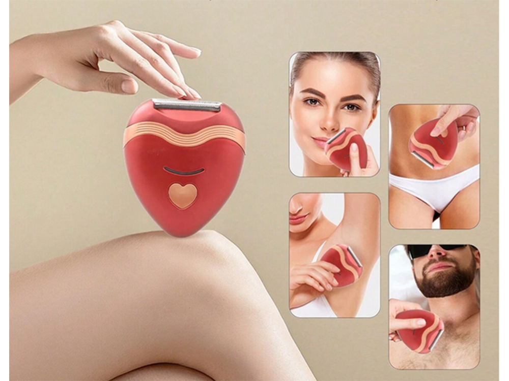 Skuveklis ķermeņa epilators bikini kāju skuveklis sieviešu epilācija usb