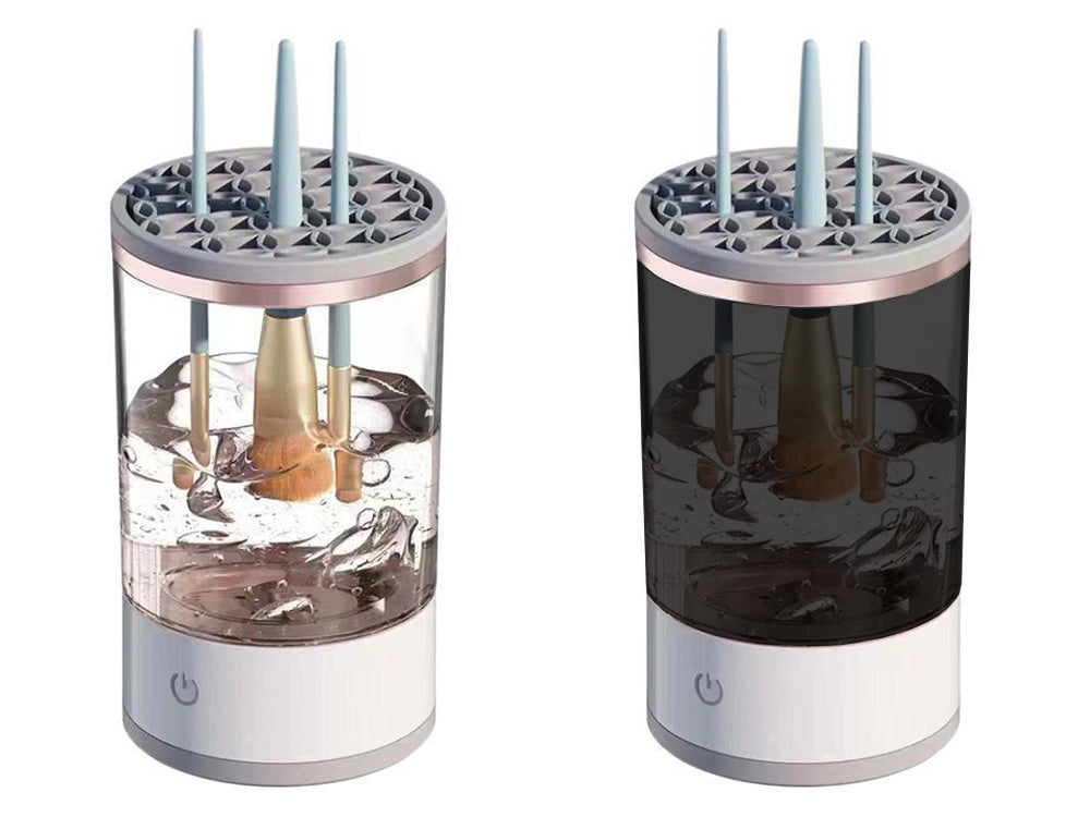 Tīrīšanas statīvs, birste, žāvētājs, kosmētikas sūkļi, USB