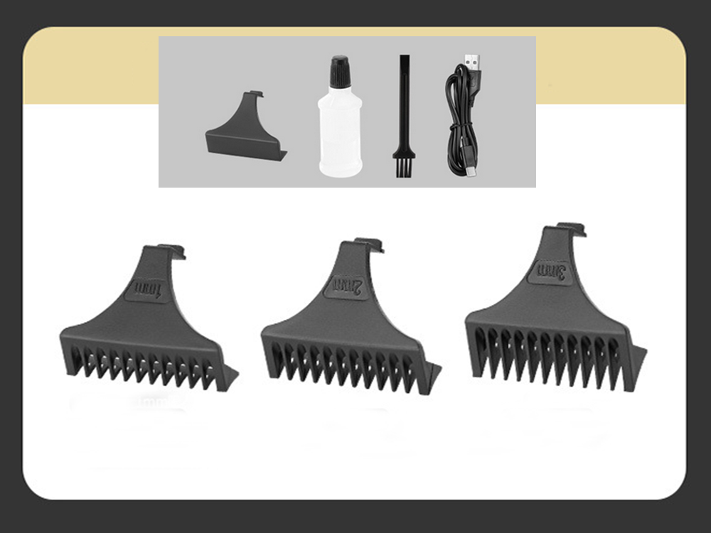 Ķermeņa bārdas matu griezējs friziera trimmeris skuveklis regulējams