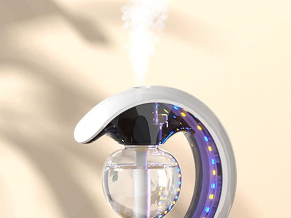 Gaisa mitrinātājs, aromātisks difuzors aromterapijai, nakts gaismas atbaidītājs