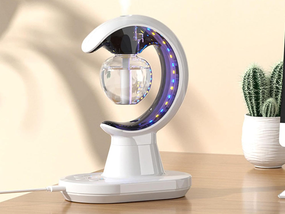 Gaisa mitrinātājs, aromātisks difuzors aromterapijai, nakts gaismas atbaidītājs