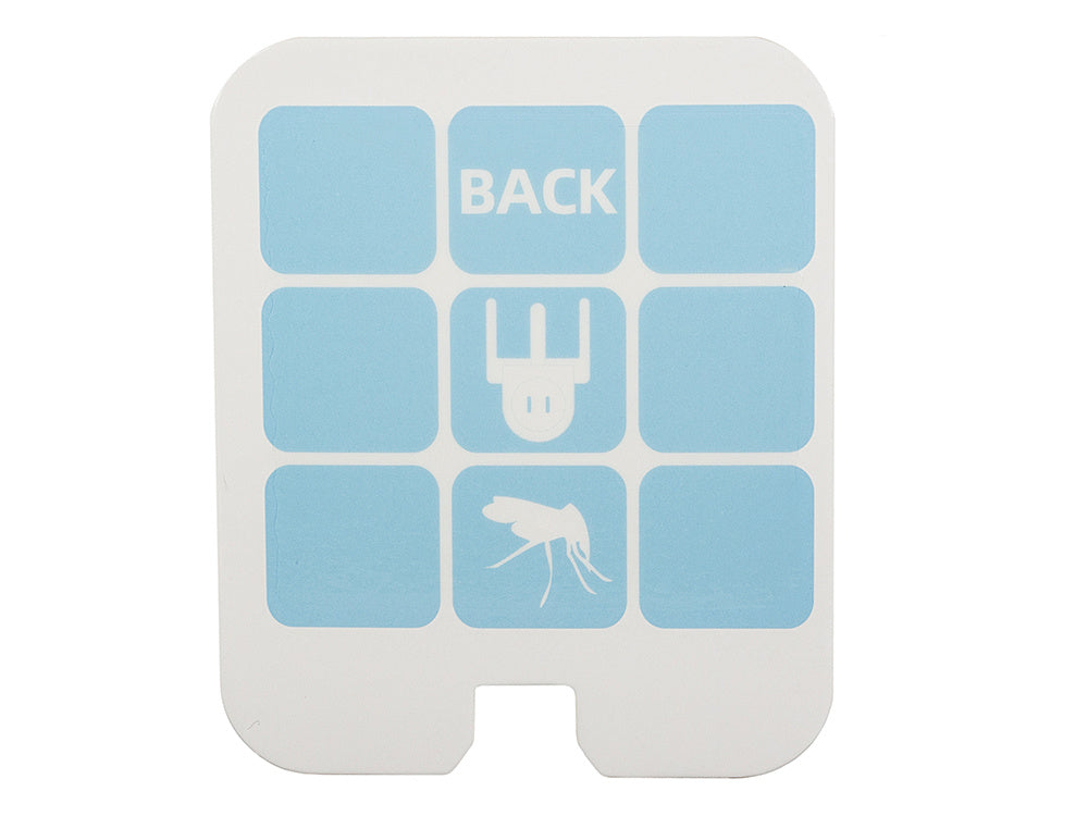 Odu atbaidīšanas līdzeklis kukaiņu atbaidīšanai ar maināmām plāksnēm, UV kontakta tīrītājs