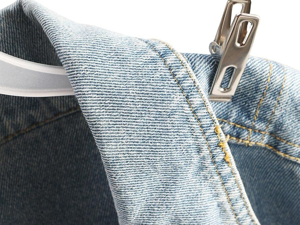 Drēbju klipši, veļas klipši, 20 gab., metāla vardes, stipras