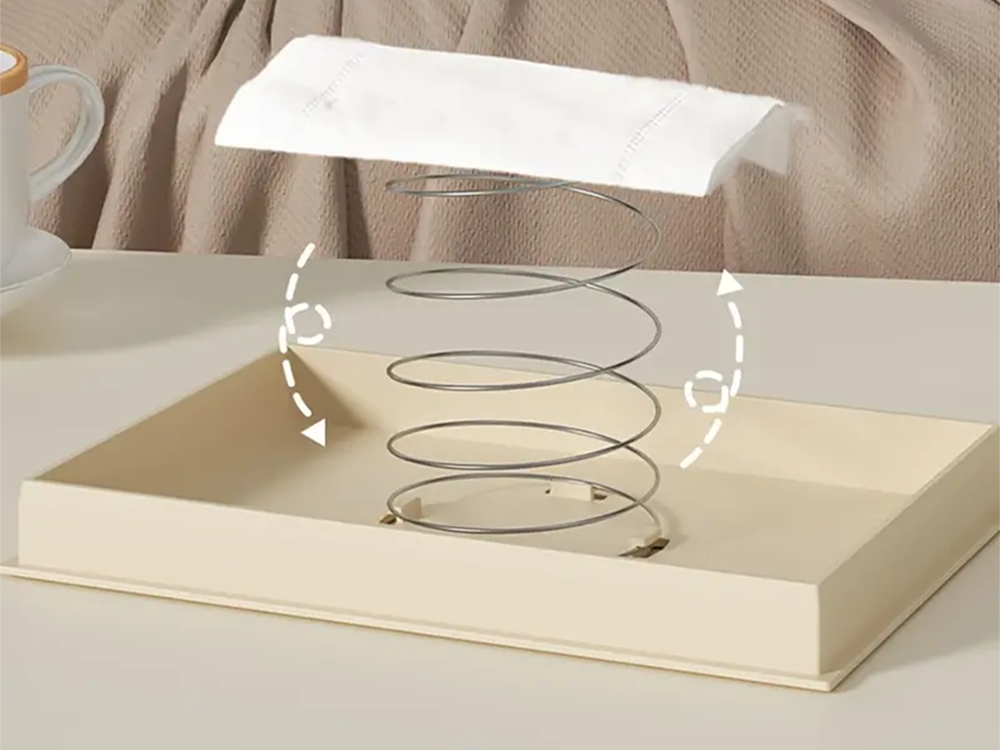 Salvešu kastīte salvešu organizatora paplāte