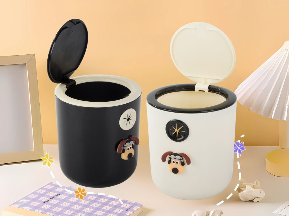 Mini atkritumu grozs bērnu istabai 2l, klikšķis, mazs, ērts