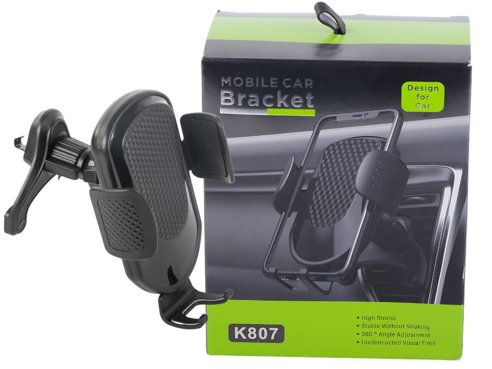 Izturīgs automašīnas turētāja tālruņa turētāja režģis, regulējams par 360°