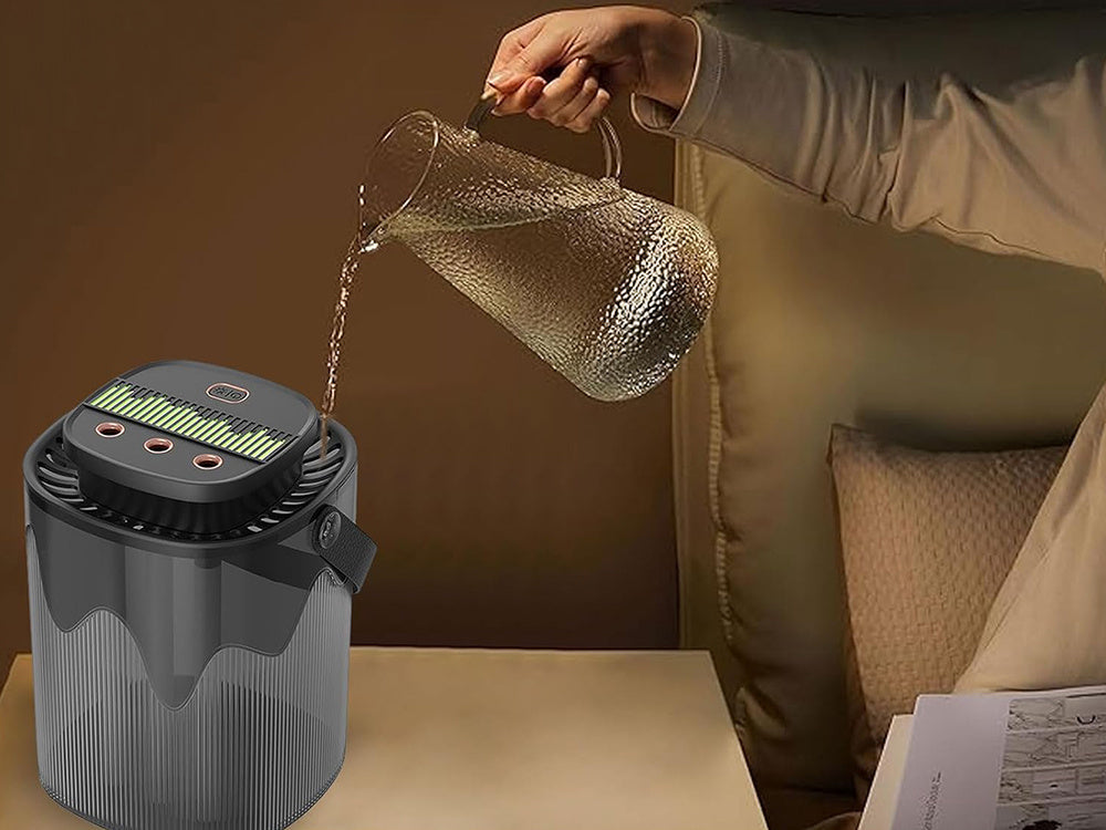 Gaisa mitrinātājs aroma difuzors aromterapijai RGB apgaismojums USB